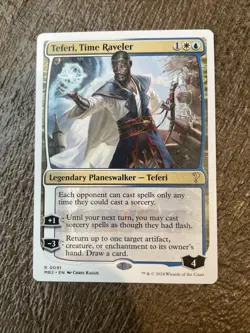 MTG Magic the Gathering Teferi Time Raveler 91/390 Mystery Booster2 NM Free Ship - Image 1
