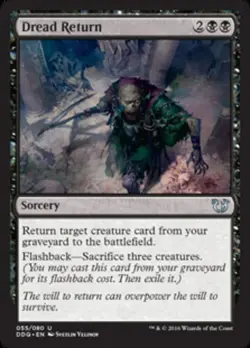 1x Dread Return NM-Mint, English Duel Decks: Blessed vs Cursed MTG Magic - Image 1