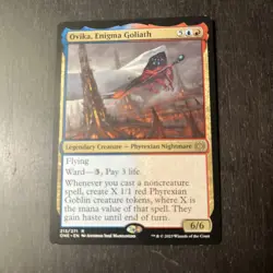 MTG STARTER COMMANDER DECK - Ovika, Enigma Goliath - U/R Goblin Control - Image 1