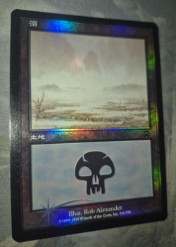 Swamp MTG Merquadian Masques FOIL RETRO Foreign NM/LP #341 - Image 1