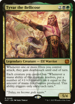 Tyvar the Bellicose [March of the Machine: The Aftermath] Near Mint - Image 1