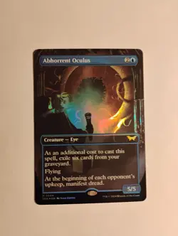 Abhorrent Oculus (Borderless) Duskmourn: House of Horror Foil - Image 1