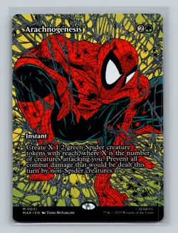 MTG - Arachnogenesis (Borderless) - 31 - Marvel Eternal-Legal - Mythic - NM - Image 1