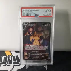 Mimikyu v TG16/TG30 Holo Secret Rare Pokemon TCG Brilliant Stars PSA 10 - Image 1