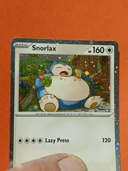 Pokemon Scarlet & Violet Snorlax svp 122 Black Star Promo Holo - Image 2