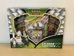 Pokemon Galarian Sirfetch'd V Collection Box Factory Sealed Sword And Shield - Image 1