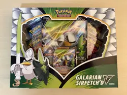 Pokemon Galarian Sirfetch'd V Collection Box Factory Sealed Sword And Shield - Image 2