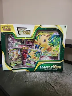 Pokemon TCG Leafeon VStar Special Collection Box New/other --09 - Image 1