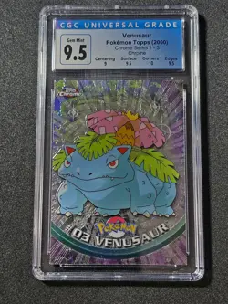Topps Chrome Venusaur #03 Pokemon Series 1 CGC 10 - Image 1