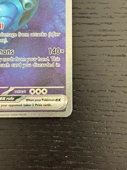 Pokemon TCG Blastoise EX 200/165 Scarlet & Violet 151 Special Illustration Rare - Image 5