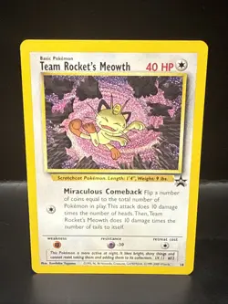 Pokemon - Black Star Promo - Team Rocket's Meowth - #18 H - Image 1