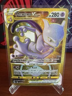 Pokemon Go - Mewtwo Vstar 86/78 - Secret Gold Rare NM - Image 1