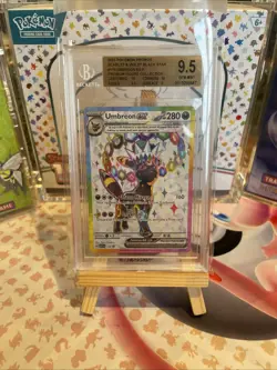 2025 POKEMON SVP EN-SV BLACK STAR PROMO #176 UMBREON EX BGS 9.5 Gem Mint - Image 1