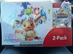 Pokemon TCG Prismatic Evolutions Costco Bundle ETB + Booster Bundle New & Sealed - Image 1