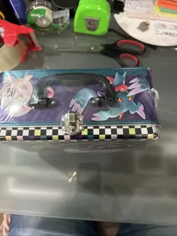 NEW-Pokemon TCG TYRANITAR & IRON VALIANT Collector Chest Tin Lunch Box - Sealed - Image 2