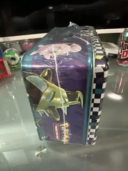 NEW-Pokemon TCG TYRANITAR & IRON VALIANT Collector Chest Tin Lunch Box - Sealed - Image 3