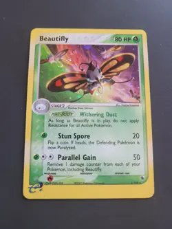 Pokemon TCG - Beautifly 2/109 - EX Ruby & Sapphire - Holo Rare LP - Image 1