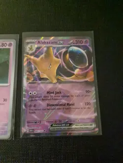 Abra Kadabra Alakazam EX 151 065/165 Scarlet & Violet 151 Holo Pokemon NM - Image 4