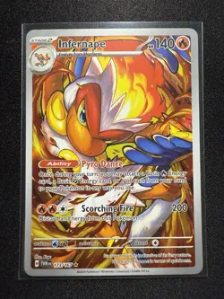 Pokemon Infernape 173/167 Twilight Masquerade NM IR - Image 1