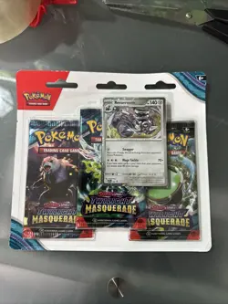 Pokemon S&V 🌲Twilight Masquerade🎭 3 Booster Pack Blister / Revaroom Promo🔥 - Image 1