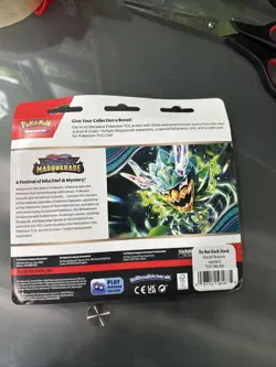 Pokemon S&V 🌲Twilight Masquerade🎭 3 Booster Pack Blister / Revaroom Promo🔥 - Image 2