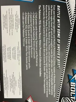 SEALED Pokemon TCG: Unova Heavy Hitters Premium Collection - Costco Exclusive! - Image 4