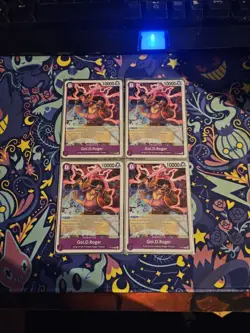 Gol.D.Roger (Store Tournament 2025 Vol. 4) P-107 One Piece TCG Promo x4 PLAYSET - Image 1