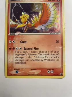 Ho-oh 27/115 Unseen Forces Rare Holo Pokemon Card HP - Image 3
