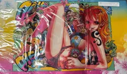 One Piece Card Game Official Playmat Limited Edition Vol.3 Nami SEALED /Mat Only - Image 1