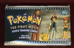 POKEMON CARDS, THE FIRST MOVIE, 17 SEALED PACKS, & ORIGINAL BOX + EXTRAS - Image 3