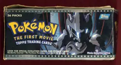 POKEMON CARDS, THE FIRST MOVIE, 17 SEALED PACKS, & ORIGINAL BOX + EXTRAS - Image 4