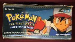 POKEMON CARDS, THE FIRST MOVIE, 17 SEALED PACKS, & ORIGINAL BOX + EXTRAS - Image 5