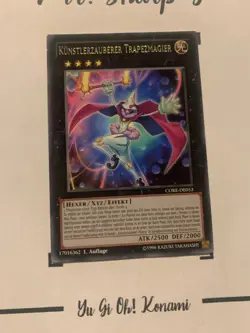 KUNSTLERZAUBERER TRAPEZMAGIER - 1. AUFLAGE CORE-DE03 DEUTSCH Yu-Gi-Oh! CARD RARE - Image 4