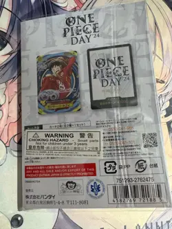 One Piece Card Game Premium Card Monkey D Luffy SR OP07-109 ONE PIECE DAY 24 - Image 5