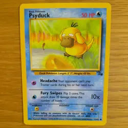 PSYDUCK 53/62 POKEMON CARD (FOSSIL SET) - Image 1