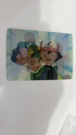 Pokemon Ash Ketchum Pioneer Viz Video Promo Card Lenticular PIKA-0020D/DVD - Image 2