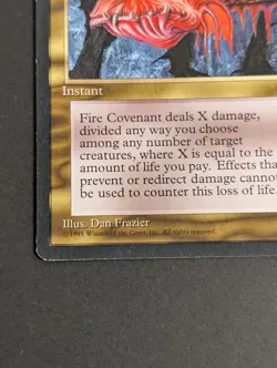 MTG Card - 1x Fire Covenant - Ice Age - LP - Vintage - Magic The Gathering 1995 - Image 4