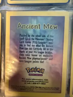 Sealed Ancient Mew Holofoil Promo Card Pokemon the Movie 2000 - Image 1