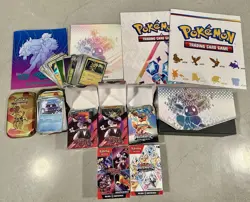 Pokemon Card Lot - Accessories, Base & Holos! Prismatic And destined Rivals - Image 1