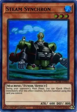 Steam Synchron - BLAR-EN064 - Ultra Rare - 1st Edition Near Mint Yugioh Card - Image 1