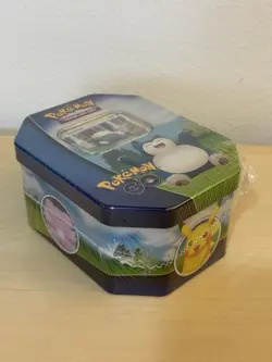 Pokemon Go Snorlax Tin Trading Card Game New & Factory Sealed - Image 4