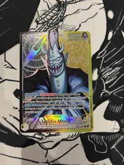 One Piece TCG OP14-080 Gecko Moria Leader Alt Art AA Card Game CCG English - Image 1