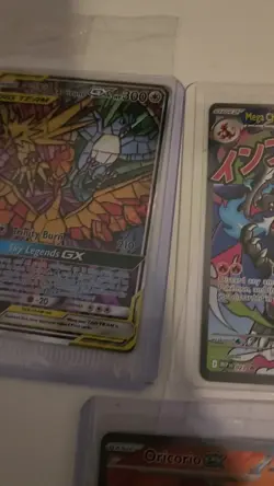 Mega Charizard X EX + Moltres Zapdos Articuno tag,Meowth LOT X5 cards - Image 2