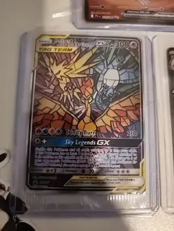 Mega Charizard X EX + Moltres Zapdos Articuno tag,Meowth LOT X5 cards - Image 3