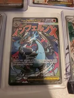 Mega Charizard X EX + Moltres Zapdos Articuno tag,Meowth LOT X5 cards - Image 5