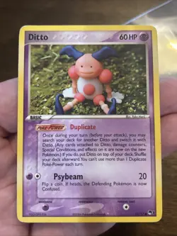 Pokemon Card TCG POP Series 3 Ditto (C) #12 EX Non Holo OG Mr Mime 2006 - Image 1