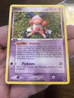 Pokemon Card TCG POP Series 3 Ditto (C) #12 EX Non Holo OG Mr Mime 2006 - Image 3