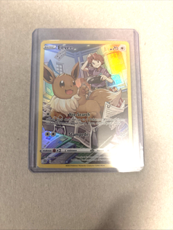 Pokemon Eevee TG11/TG30 Swsh09 Trainer Gallery Holo Card Brilliant Stars - Image 1