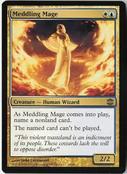 Meddling Mage 8 Rare Alara Reborn NM MTG - Image 1