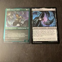 MTG STARTER COMMANDER DECK - Erinis, Gloom Stalker / Scion Of Halaster - B/G Elf - Image 1